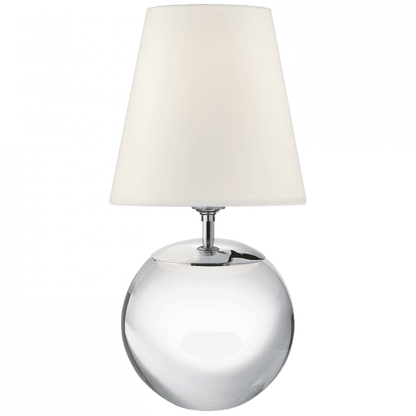 Visual Comfort Signature Terri Large Round Table Lamp Crystal