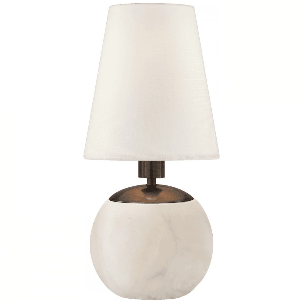 Visual Comfort Signature Terri Tiny Terri Round Accent Lamp Alabaster