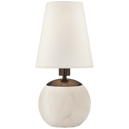 Visual Comfort Signature Terri Tiny Terri Round Accent Lamp Alabaster