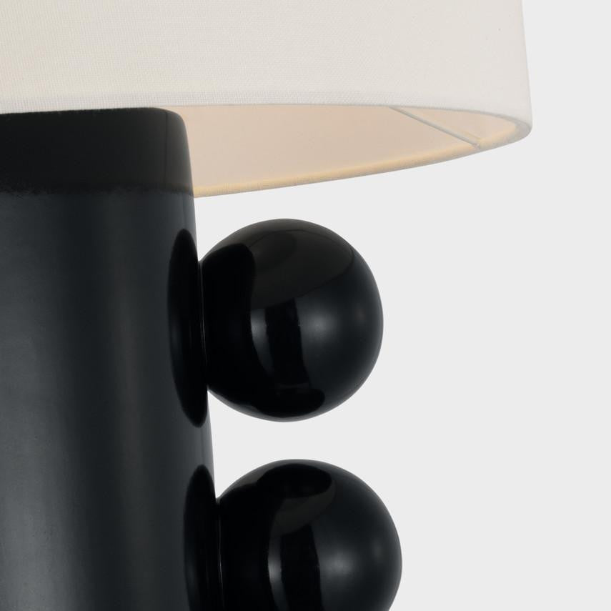 Visual Comfort & Co. Signature Collection Tiglia Tall Cordless Table Lamp, Visual Comfort & Co. Signature Collection KW 3687BLK-L-CL N1Y56