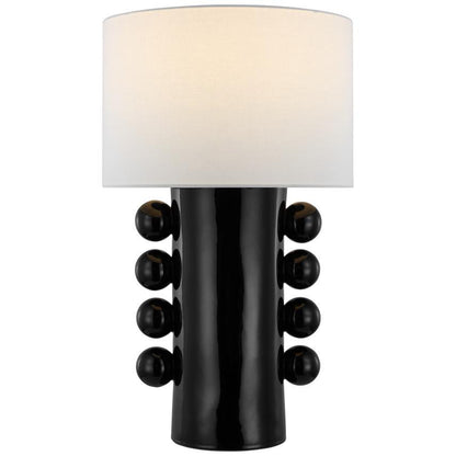 Visual Comfort Signature Tiglia Tall Cordless Table Lamp Black