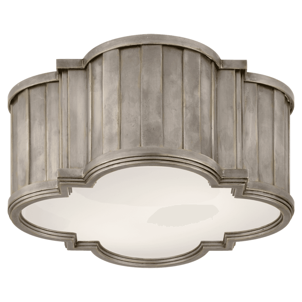 Visual Comfort Signature Tilden Flush Mount Antique Nickel