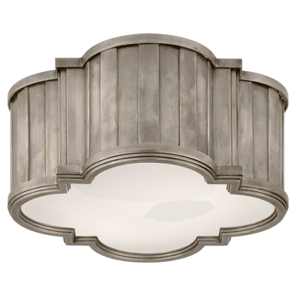 Visual Comfort Signature Tilden Flush Mount Antique Nickel