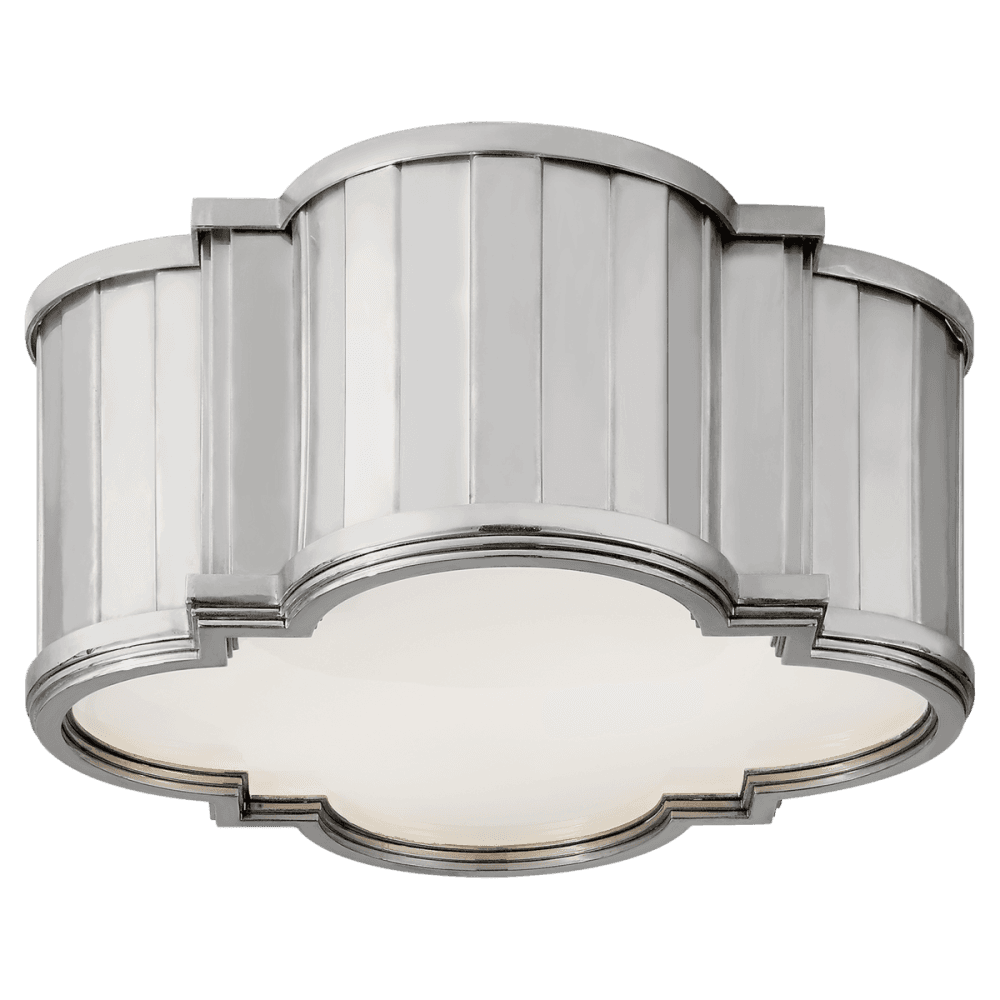 Visual Comfort Signature Tilden Flush Mount Polished Nickel
