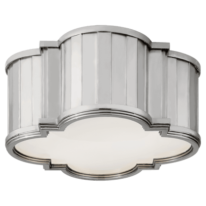 Visual Comfort Signature Tilden Flush Mount Polished Nickel