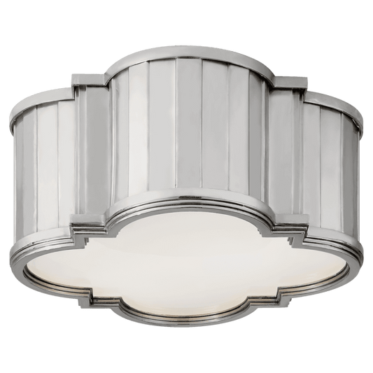 Visual Comfort Signature Tilden Flush Mount Polished Nickel