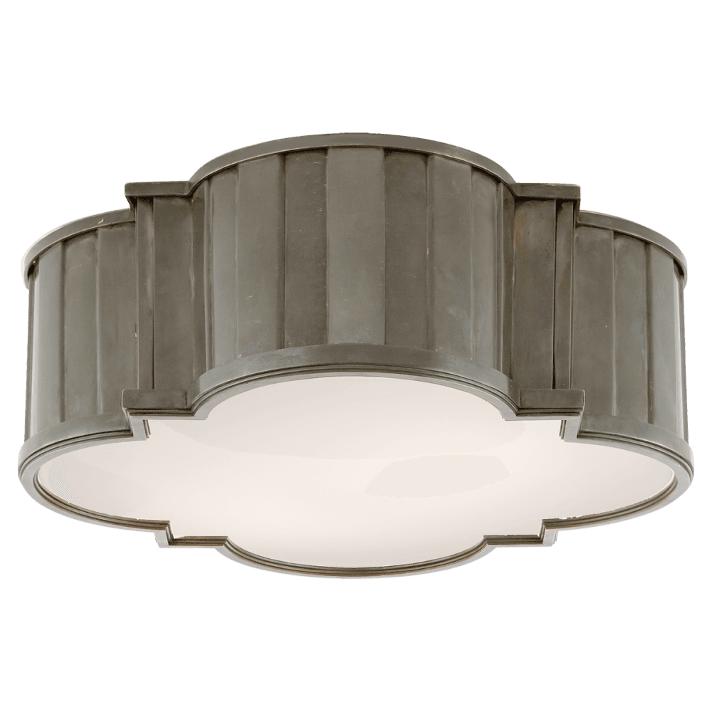 Visual Comfort Signature Tilden Flush Mount Antique Nickel