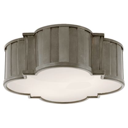 Visual Comfort Signature Tilden Flush Mount Antique Nickel