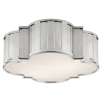 Visual Comfort Signature Tilden Flush Mount Polished Nickel