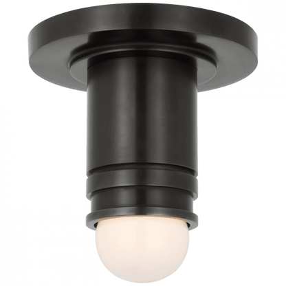 Visual Comfort Signature Top Mini Monopoint Flush Mount Bronze