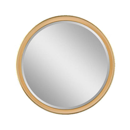 Visual Comfort & Co. Signature Collection Tricia 30" Illuminated Round Mirror, Visual Comfort & Co. Signature Collection TOB 2961WHT/PN N1X7C