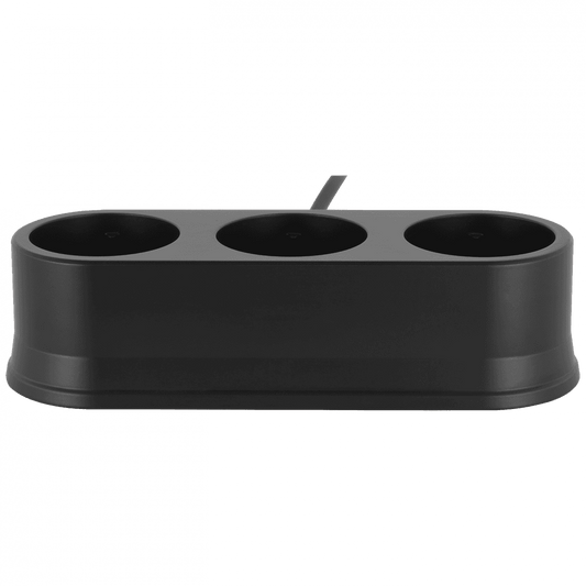 Visual Comfort Signature Triple R45 Universal Charging Station Black
