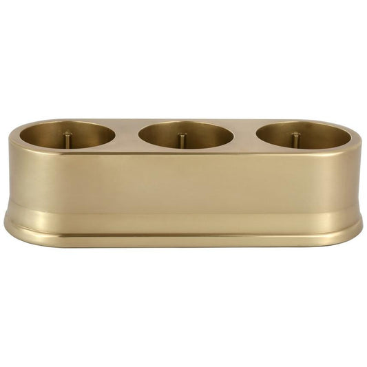 Visual Comfort Signature Triple R45 Universal Charging Station Brass