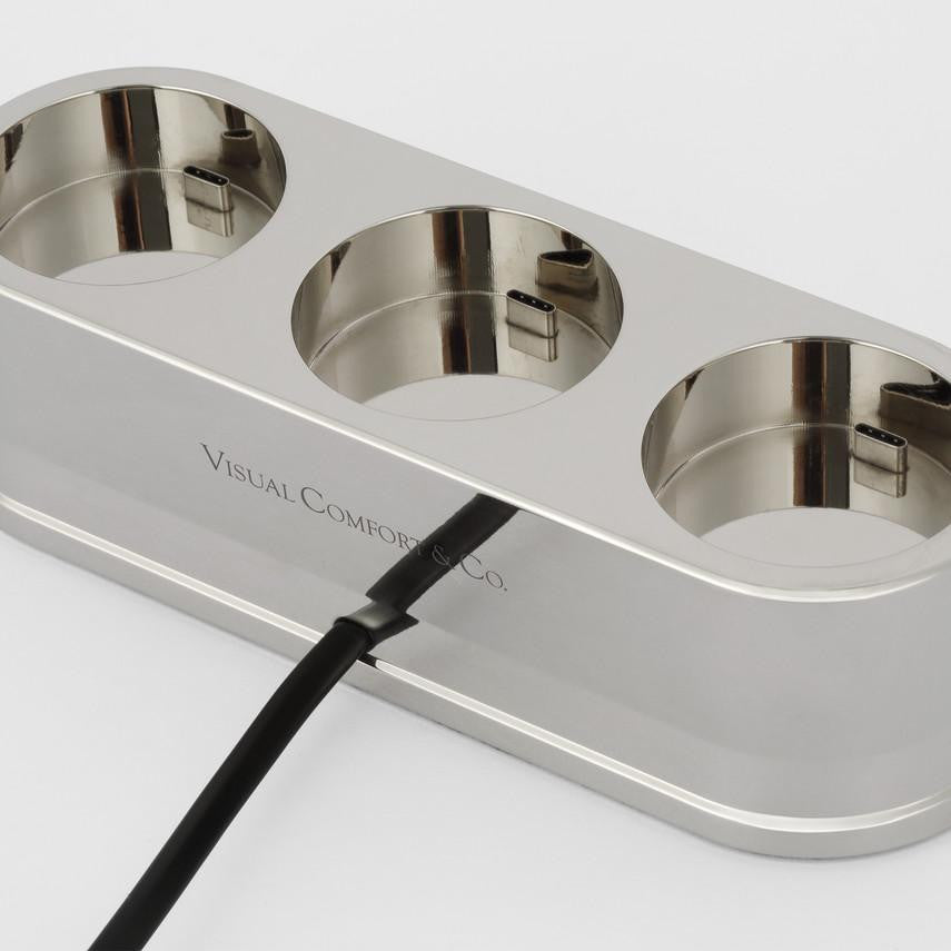 Visual Comfort & Co. Signature Collection Triple R45 Universal Charging Station