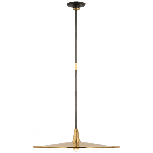 Visual Comfort Signature Truesdell Pendant Hand-Rubbed Antique Brass and Bronze