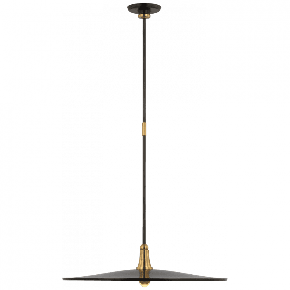 Visual Comfort Signature Truesdell Pendant Hand-Rubbed Antique Brass and Bronze