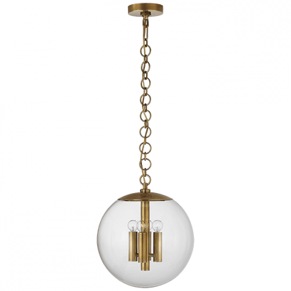 Visual Comfort Signature Turenne Pendant Hand-Rubbed Antique Brass
