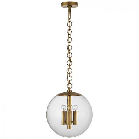 Visual Comfort Signature Turenne Pendant Hand-Rubbed Antique Brass