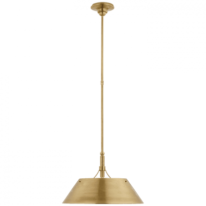 Visual Comfort Signature Turlington Large Pendant Polished Nickel