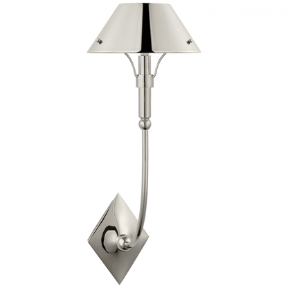 Visual Comfort Signature Turlington Large Wall Sconce Polished Nickel
