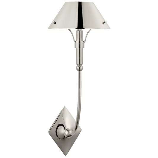 Visual Comfort Signature Turlington Large Wall Sconce Polished Nickel