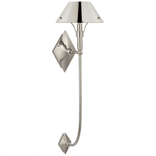 Visual Comfort Signature Turlington XL Wall Sconce Polished Nickel
