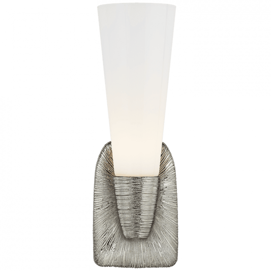 Visual Comfort Signature Utopia Bathroom Wall Sconce Polished Nickel