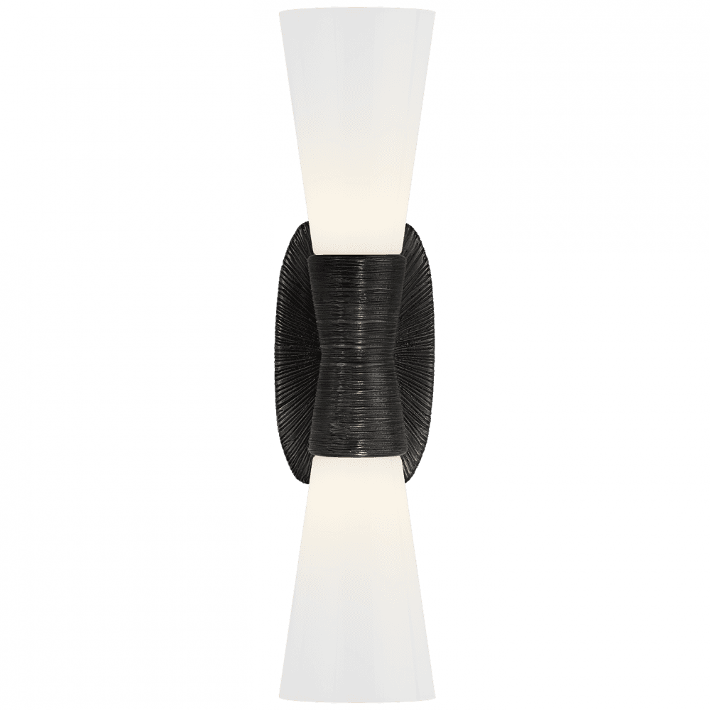 Visual Comfort Signature Utopia Bathroom Wall Sconce Aged Iron