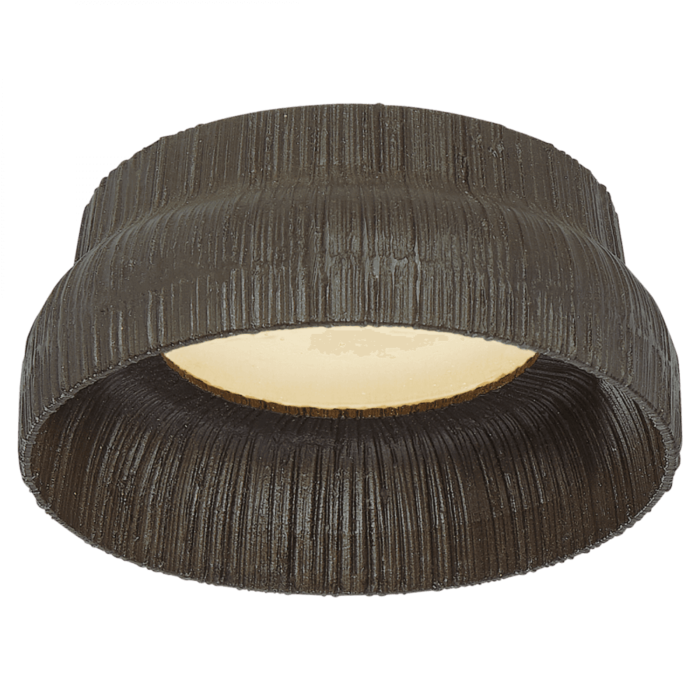 Visual Comfort Signature Utopia Flush Mount Aged Iron