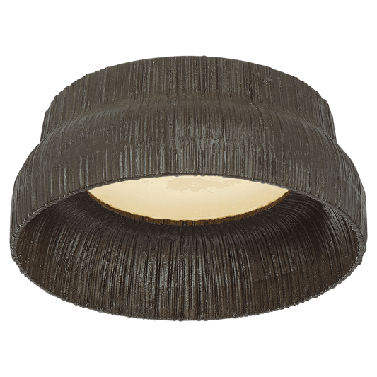 Visual Comfort Signature Utopia Flush Mount Aged Iron