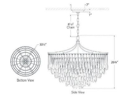 Chandeliers-Visual Comfort & Co. Signature Collection-JN5130