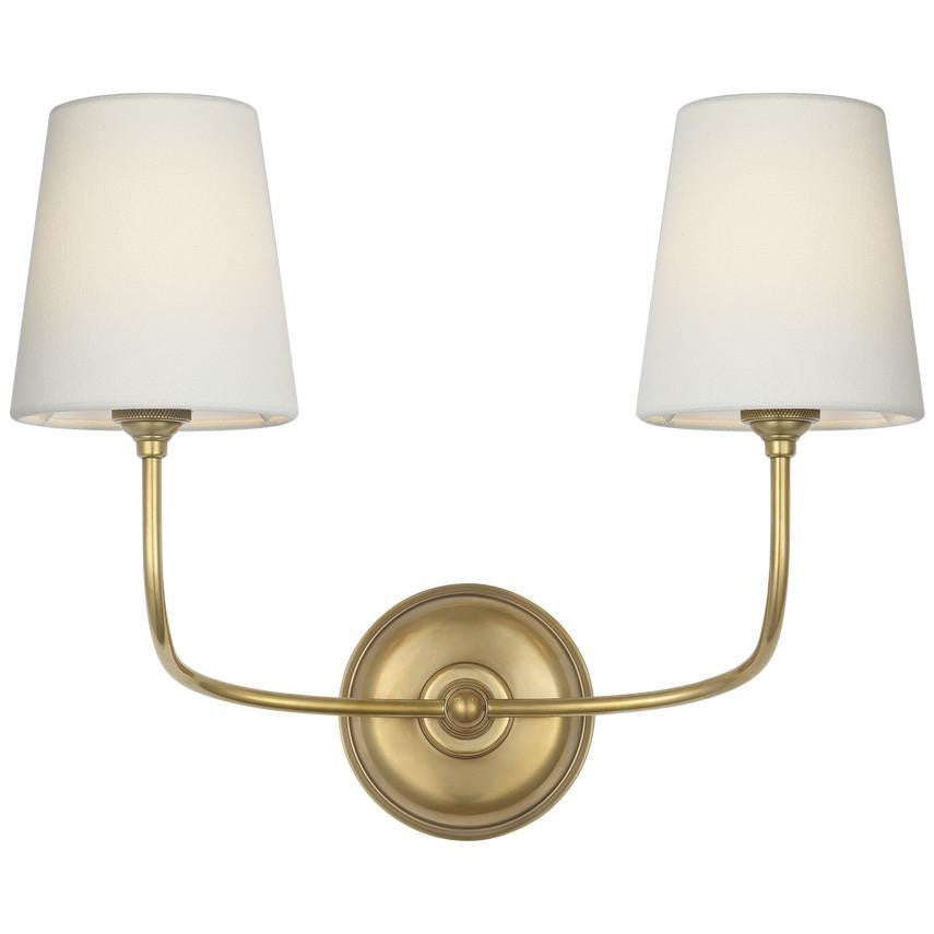 Visual Comfort & Co. Signature Collection Vendome 16" Cordless Double Sconce