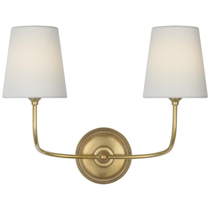 Visual Comfort & Co. Signature Collection Vendome 16" Cordless Double Sconce