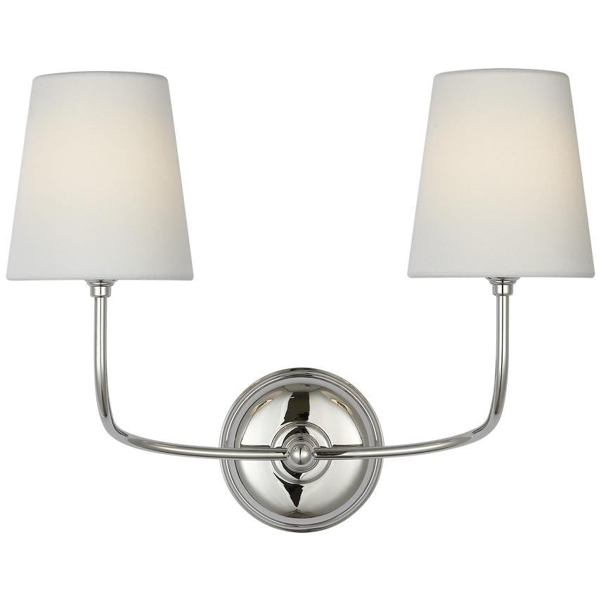 Visual Comfort & Co. Signature Collection Vendome 16" Cordless Double Sconce