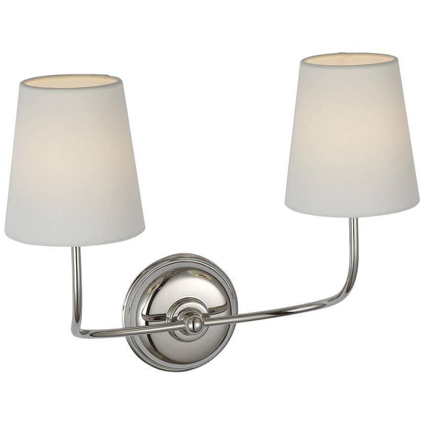 Visual Comfort & Co. Signature Collection Vendome 16" Cordless Double Sconce