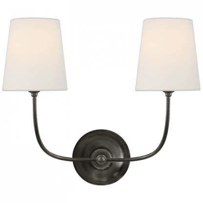 Visual Comfort Signature Vendome Double Sconce Bronze