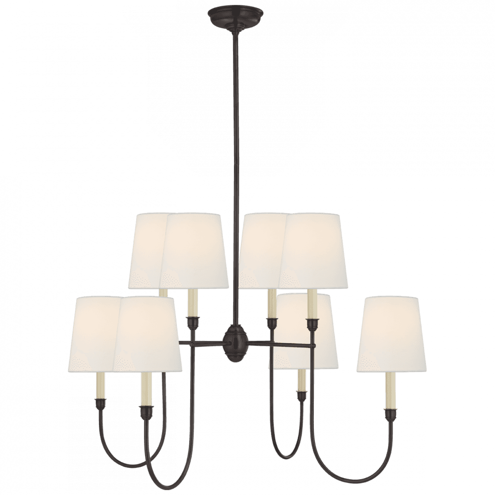 Visual Comfort Signature Vendome Large Chandelier Bronze