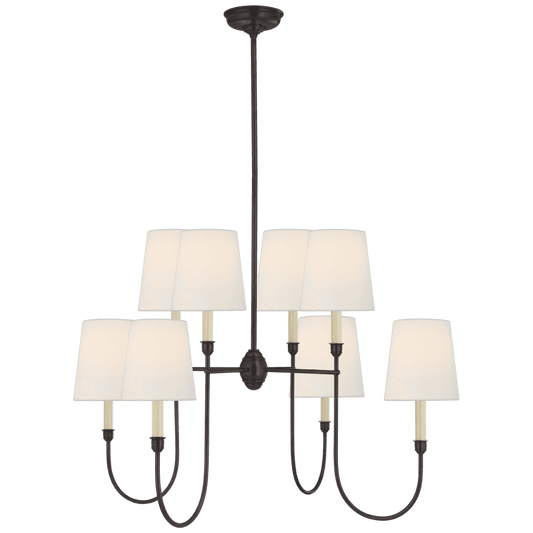 Visual Comfort Signature Vendome Large Chandelier Bronze