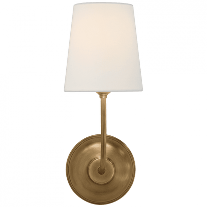 Visual Comfort Signature Vendome Single Sconce Hand-Rubbed Antique Brass