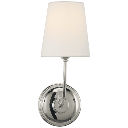 Visual Comfort Signature Vendome Single Sconce Polished Nickel