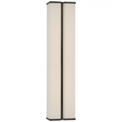 Visual Comfort Signature Vernet 24 Polished Nickel and Linen