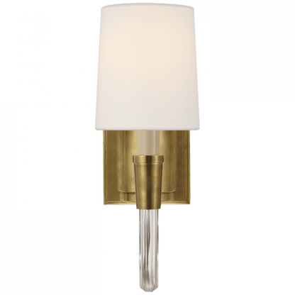 Visual Comfort Signature Vivian Single Wall Sconce Hand-Rubbed Antique Brass