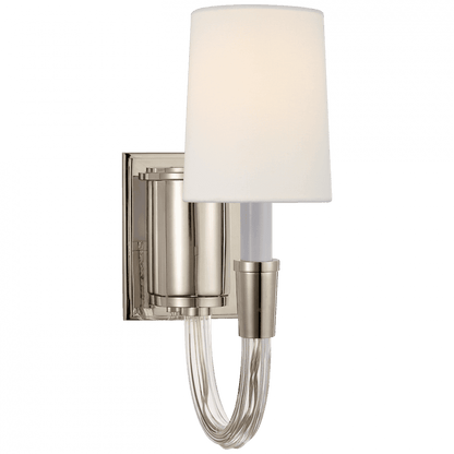 Visual Comfort Signature Vivian Single Wall Sconce Polished Nickel