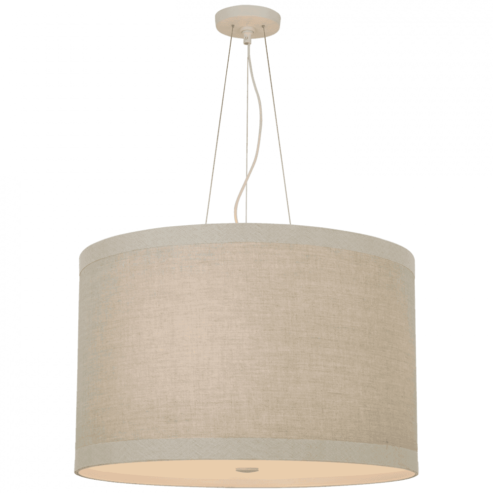 Visual Comfort Signature Walker Drum Shade Pendant Gild
