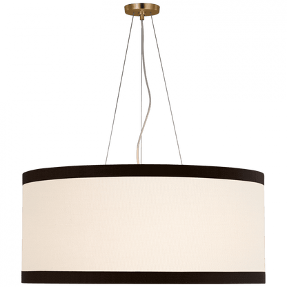 Visual Comfort Signature Walker Drum Shade Pendant Gild