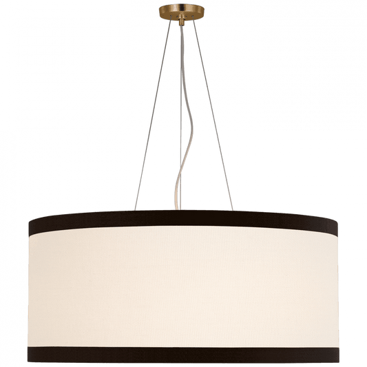 Visual Comfort Signature Walker Drum Shade Pendant Gild
