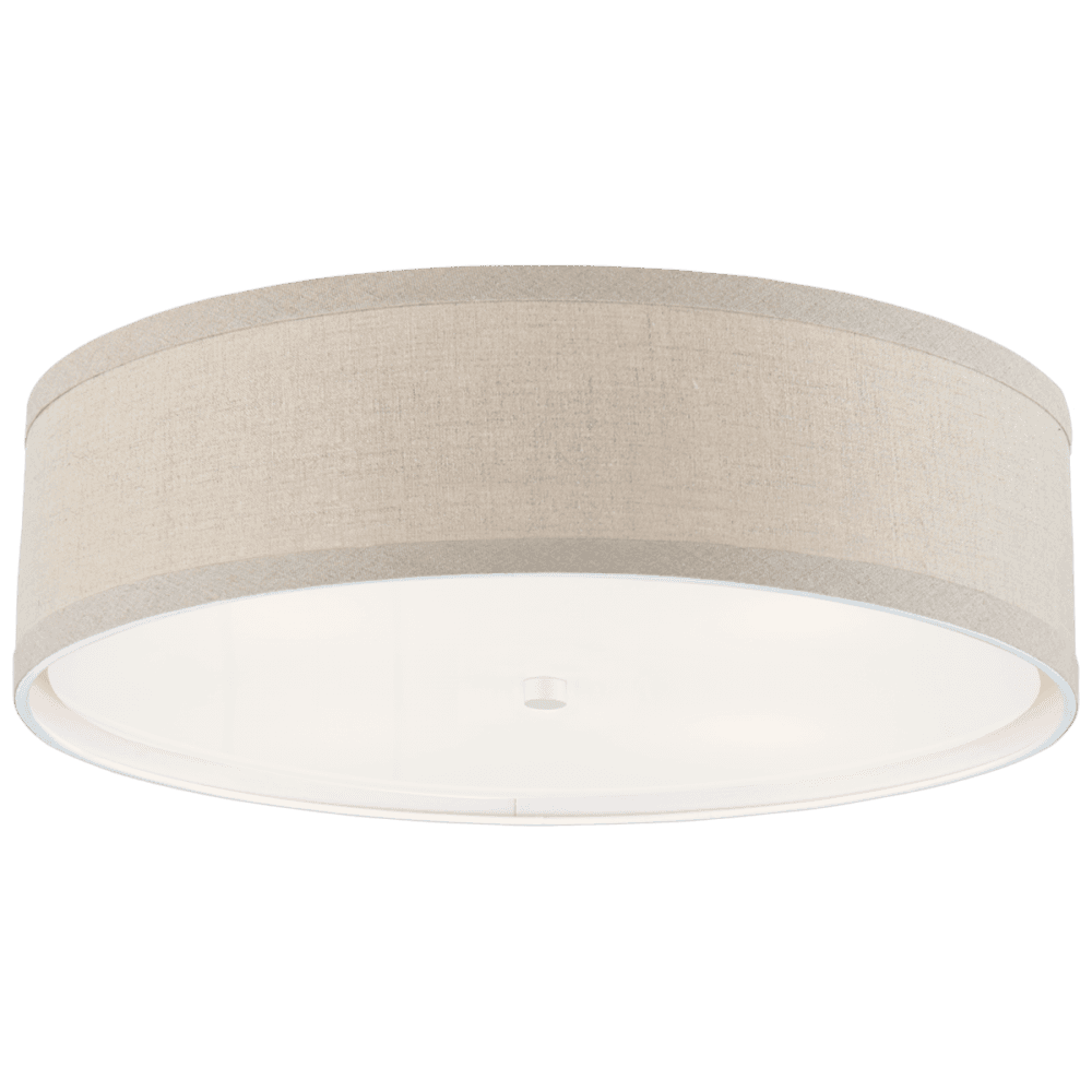 Visual Comfort Signature Walker Flush Mount Light Cream
