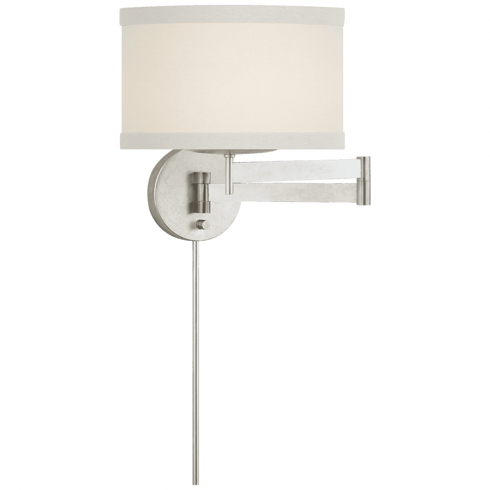 Visual Comfort Signature Walker Swing Arm Wall Sconce With Plug Gild