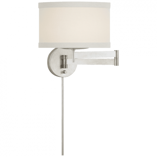 Visual Comfort Signature Walker Swing Arm Wall Sconce With Plug Gild