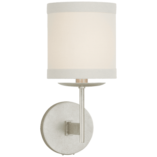 Visual Comfort Signature Walker Wall Sconce Burnished Silver Leaf